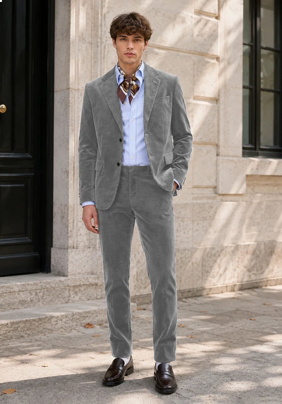 Men grey Suit