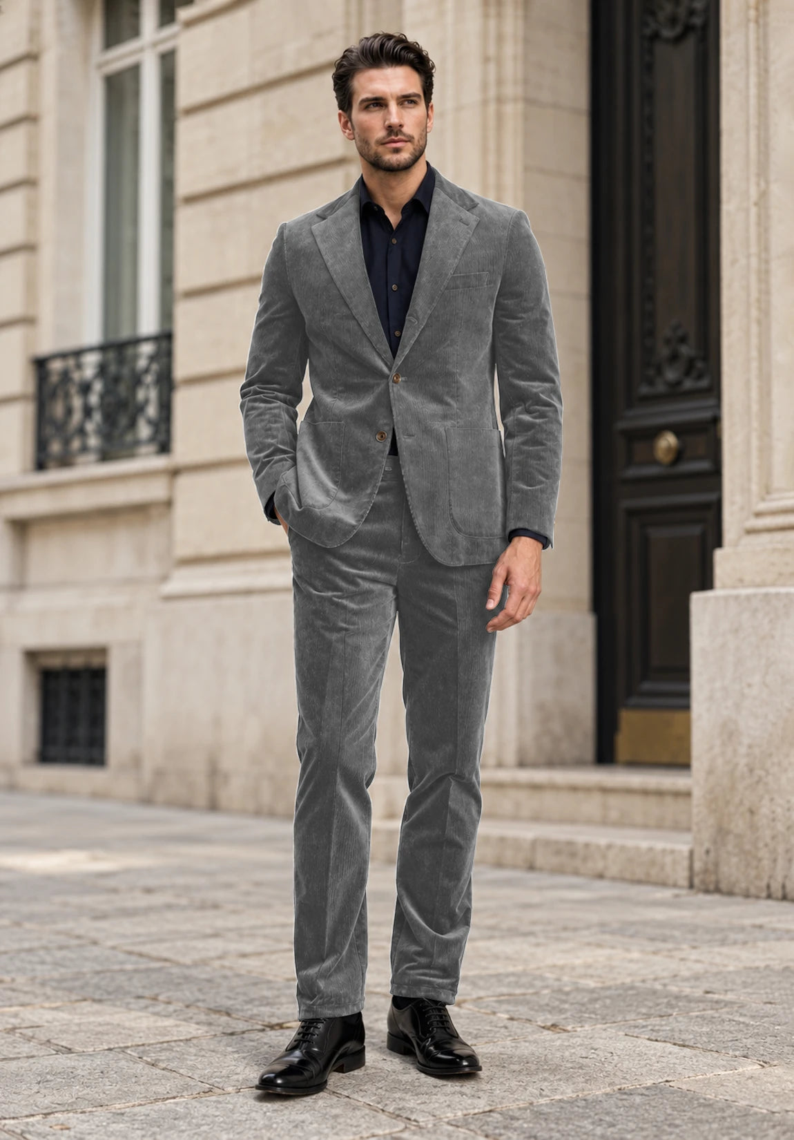 Men grey Suit