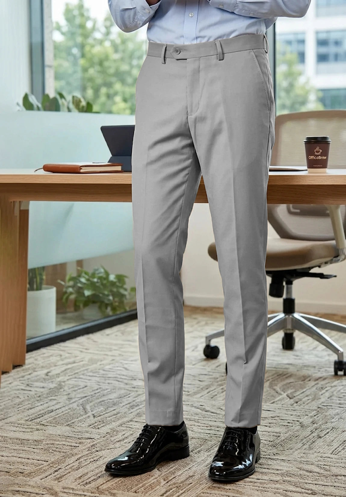 Men's light gray pants