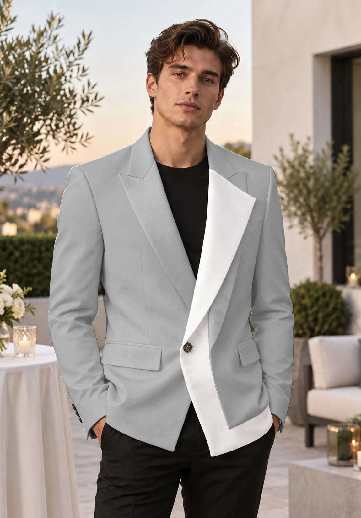 Men's grey jacket
