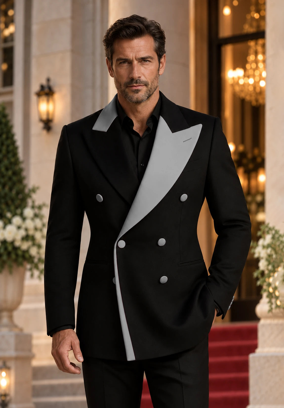 Men's grey jacket