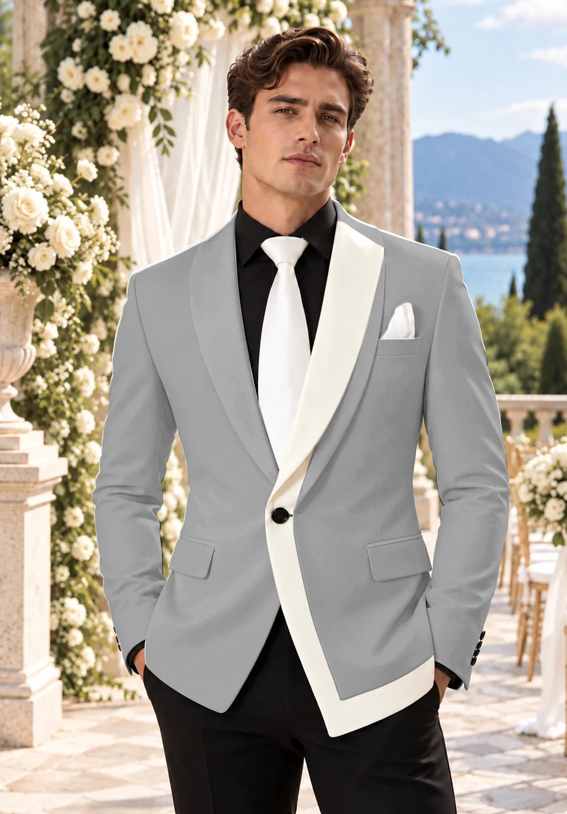 Men's grey jacket