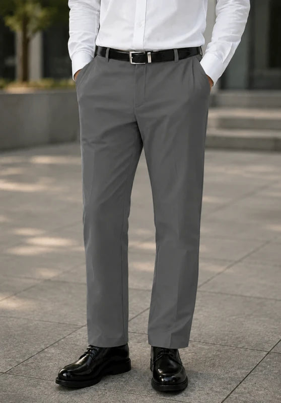 Men grey Suit Pants