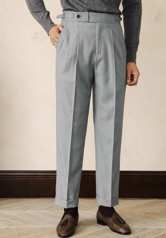 men grey dress pants