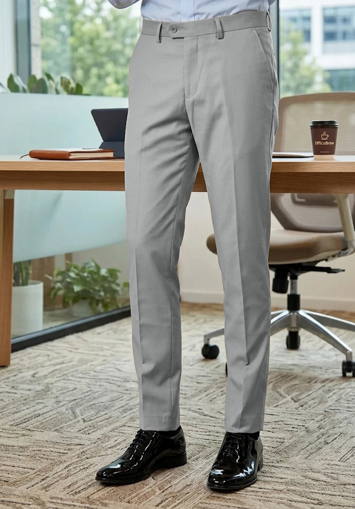 Men's light gray pants