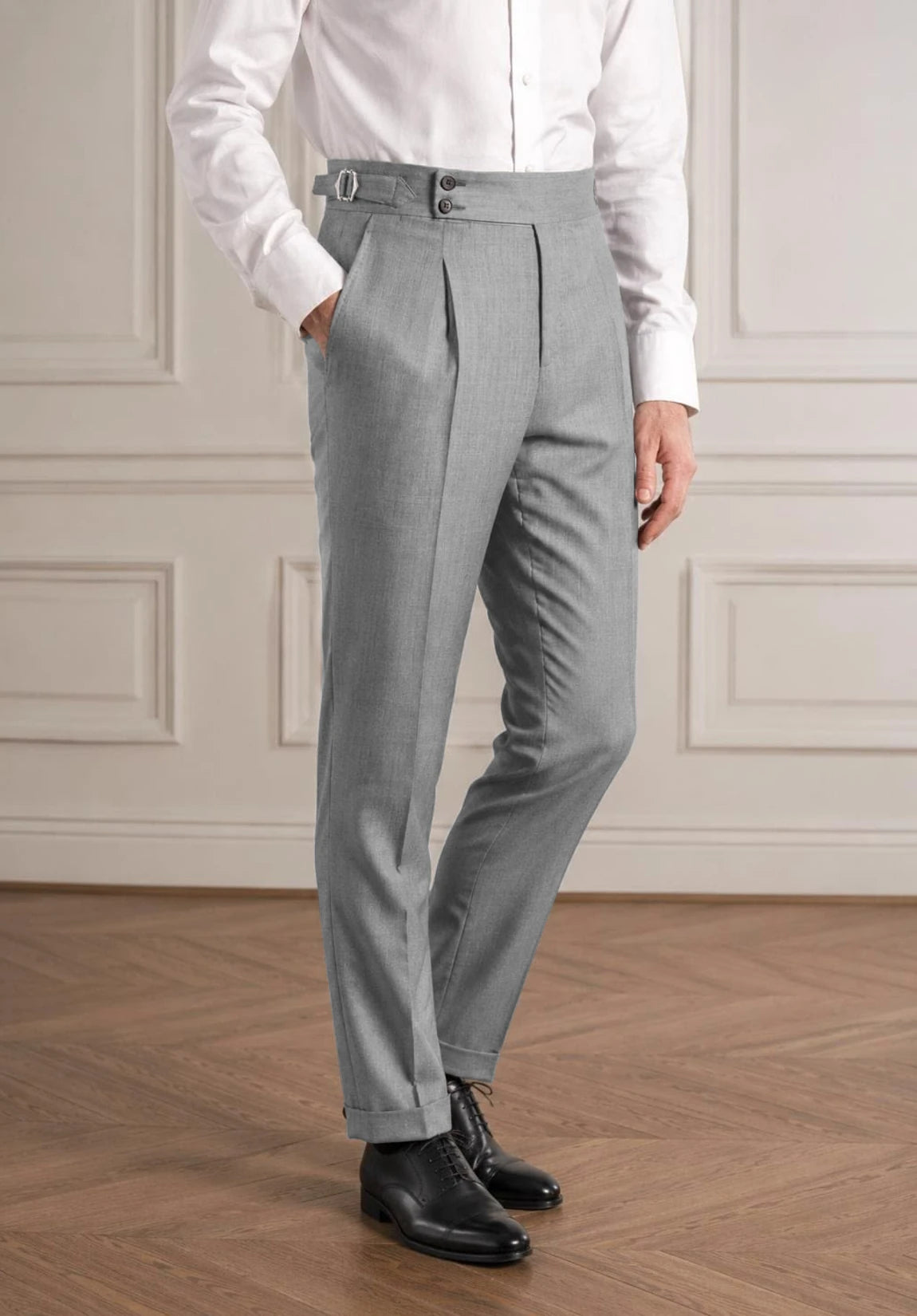 Men's light gray pants