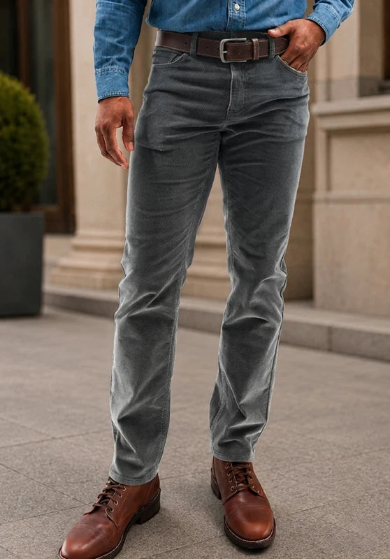Men's grey Corduroy Pants