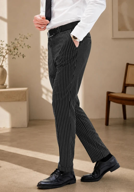 Men's grey suit pants