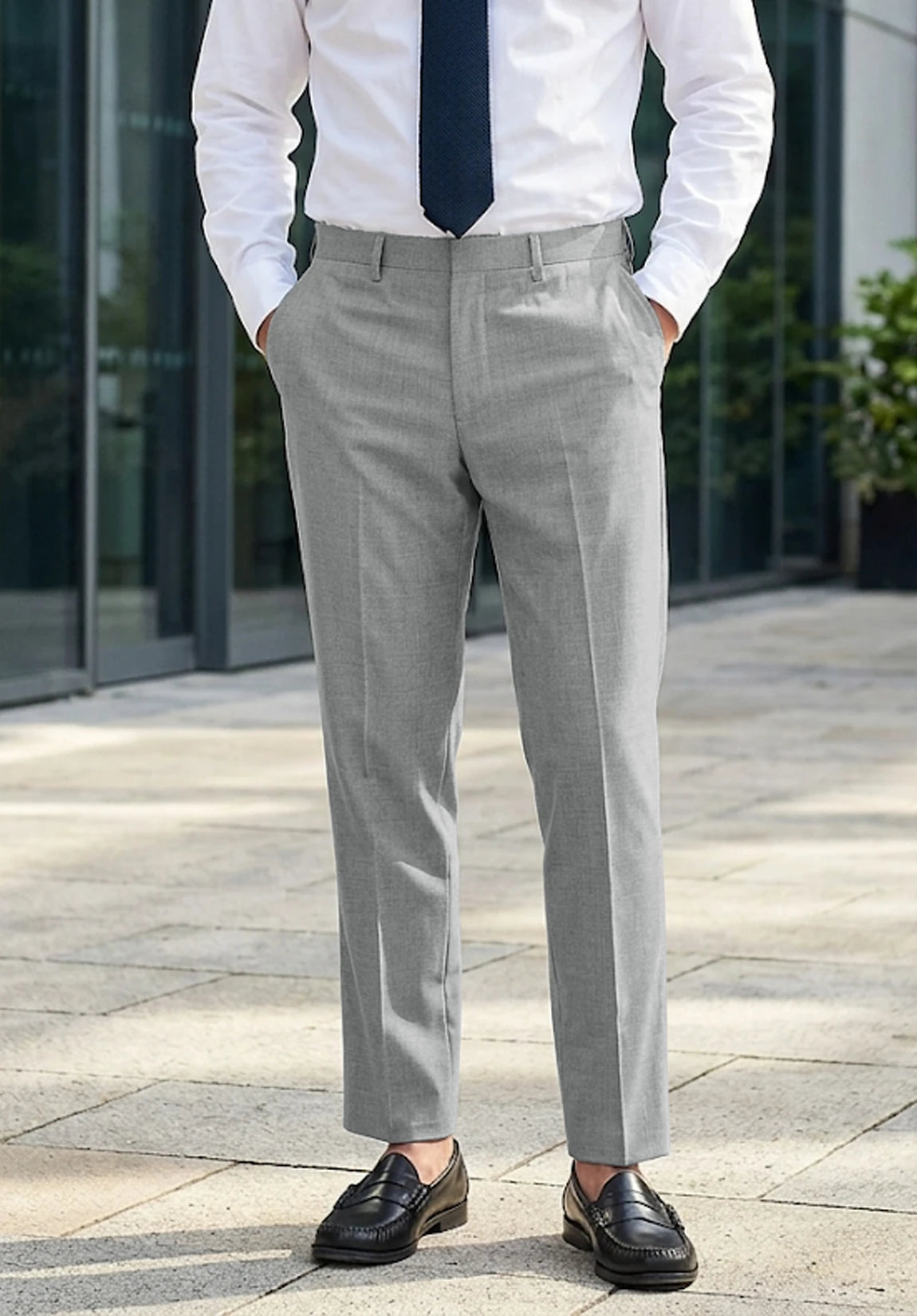 Men's light gray pants
