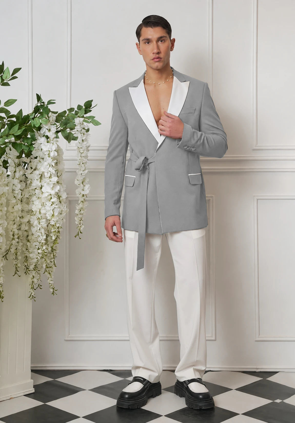 Men grey Suit