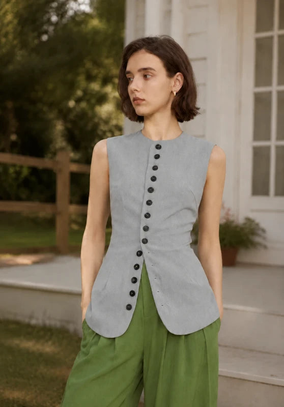 Women's grey vest 