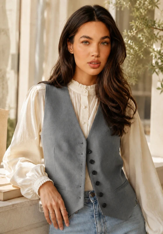 Women's grey vest 