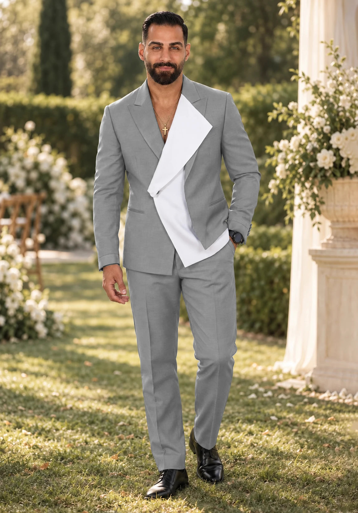 Men grey Suit