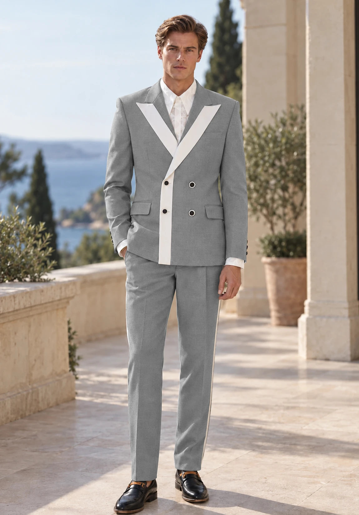 Men grey Suit