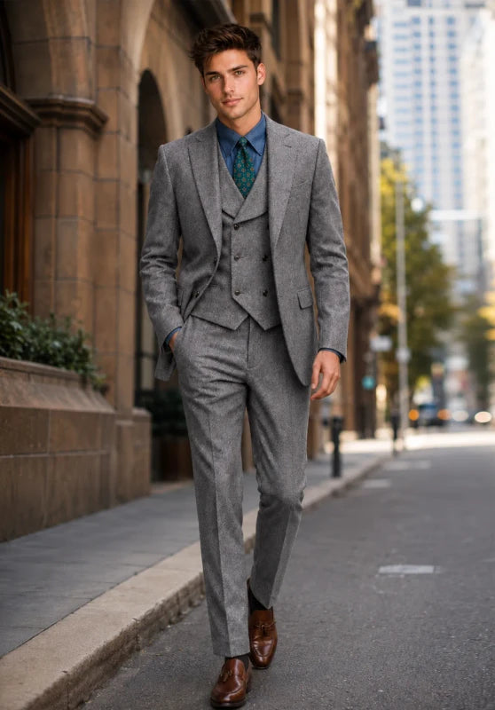 mens tweed suit