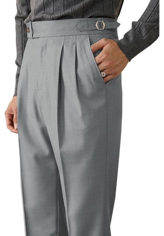 men grey dress pants