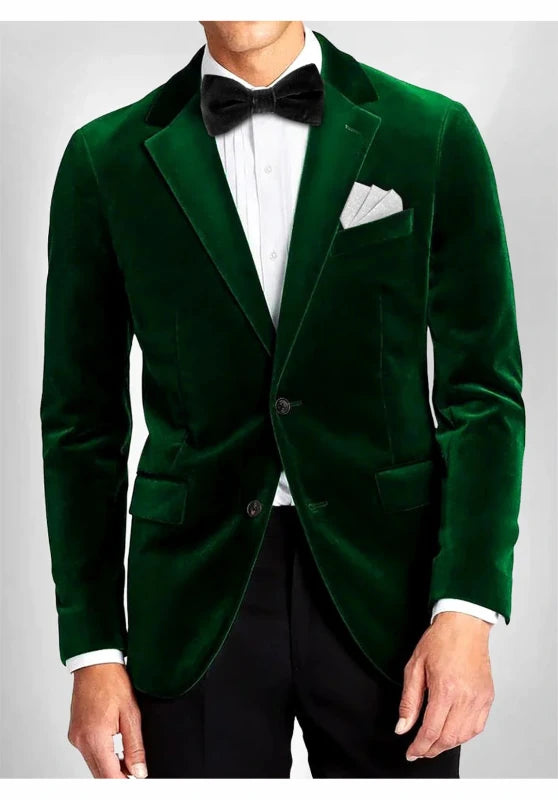Men's velvet jacket