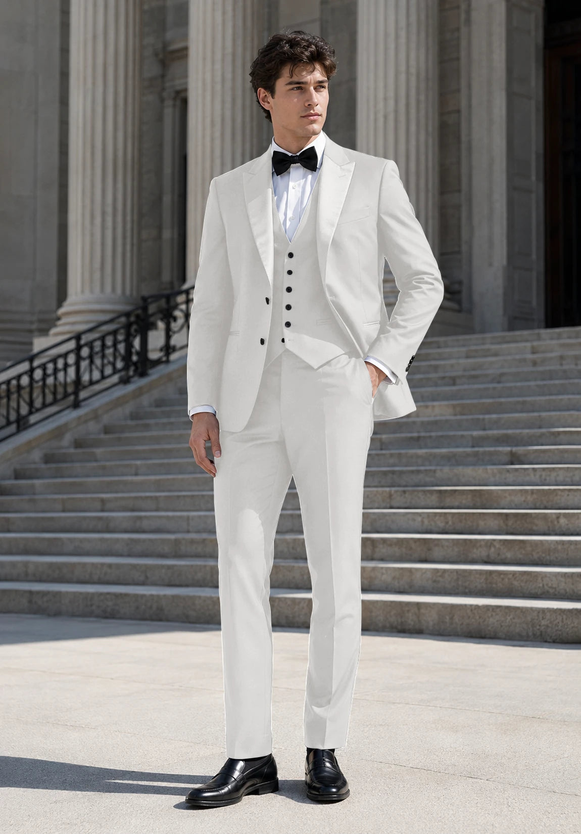 Men's ivory Suit