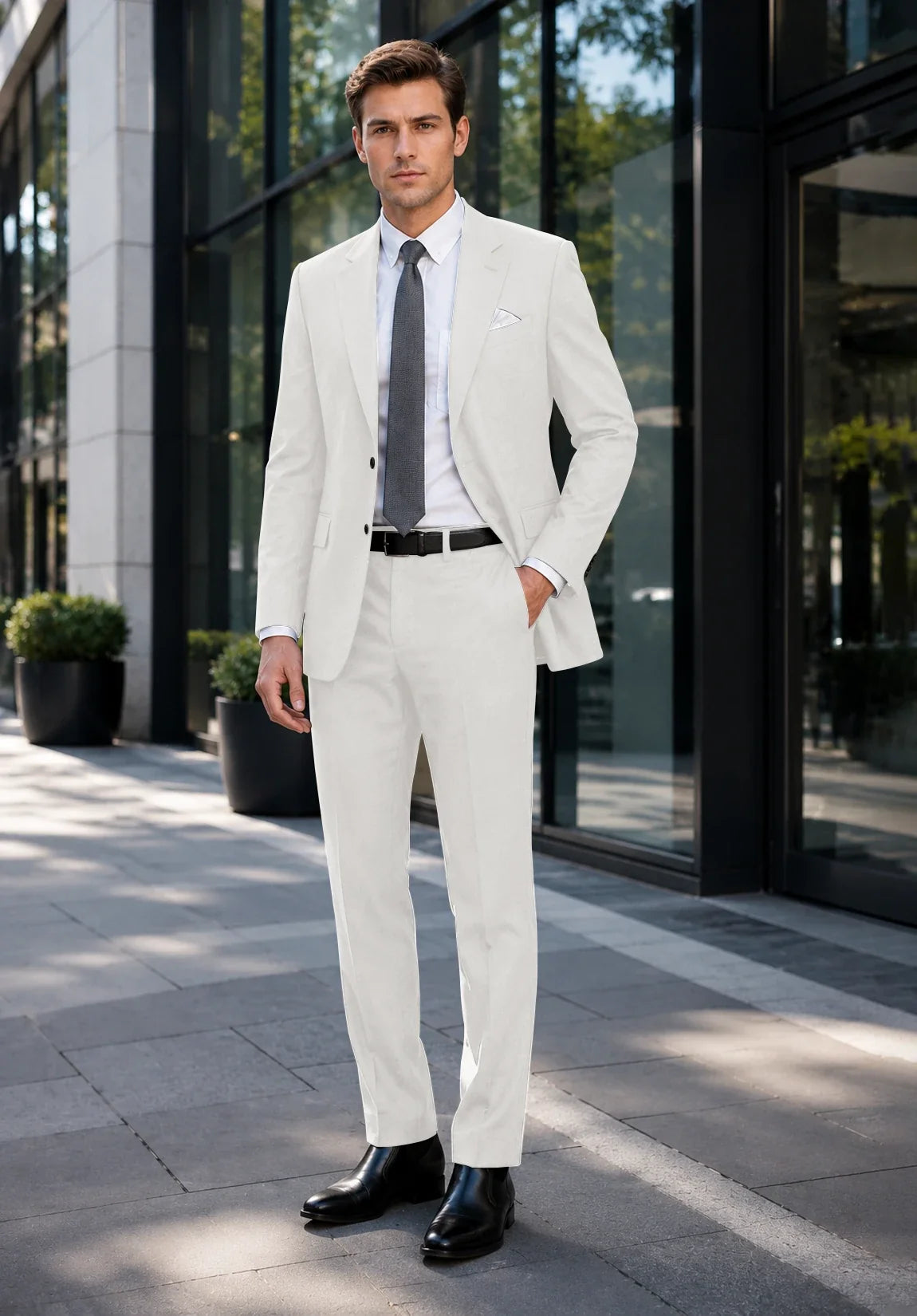 Men ivory Suit