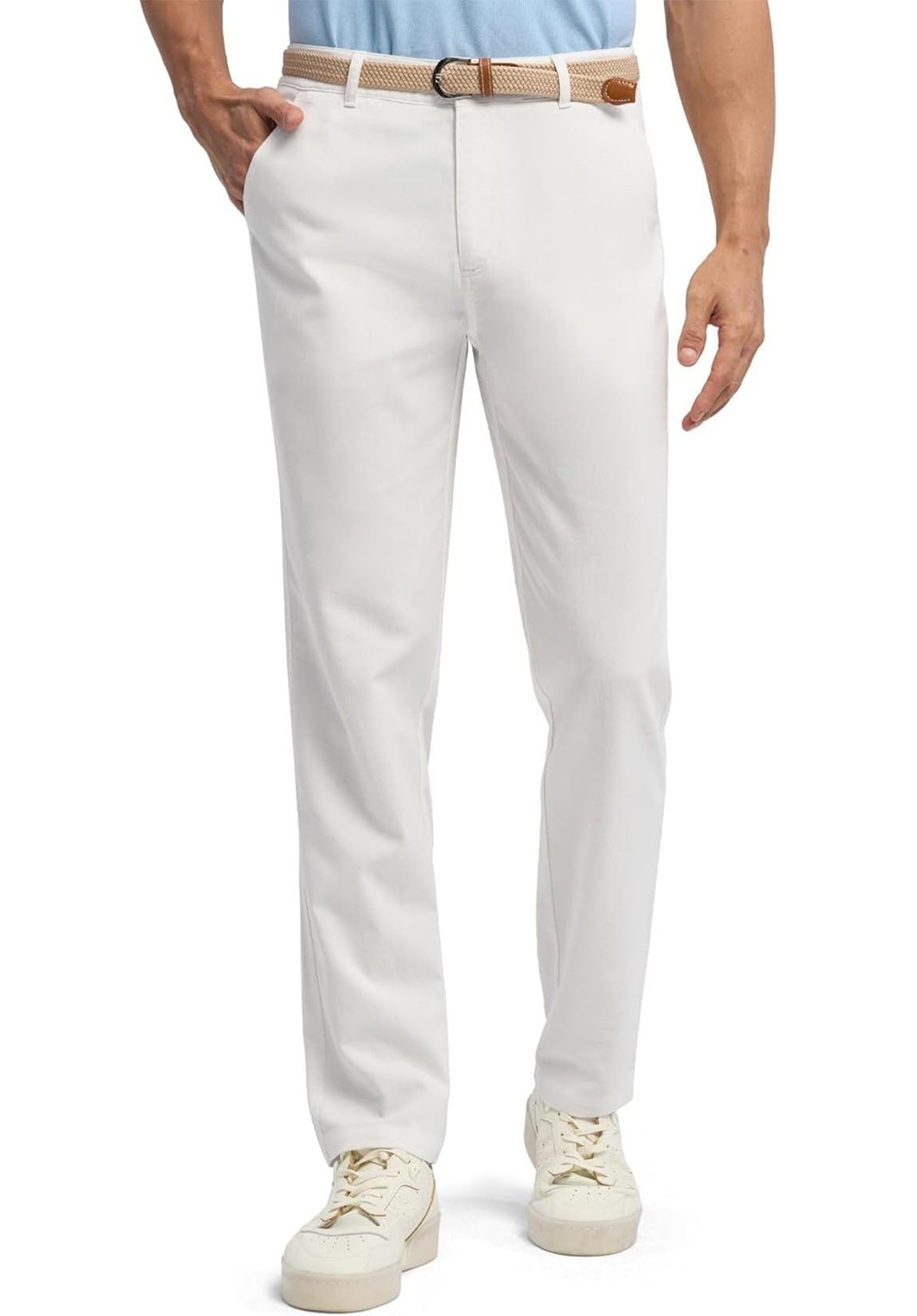 Men Linen Pants Ivory
