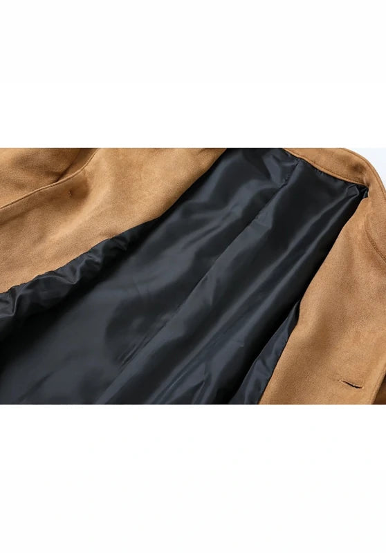men's suede blazer lining