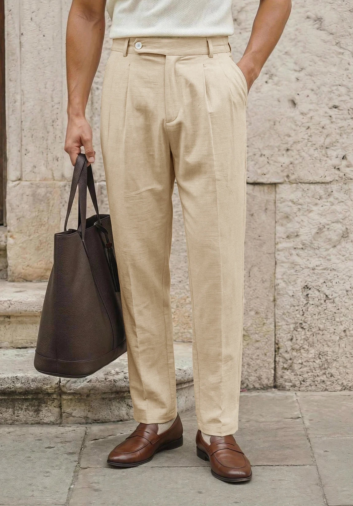 Men's khaki pants