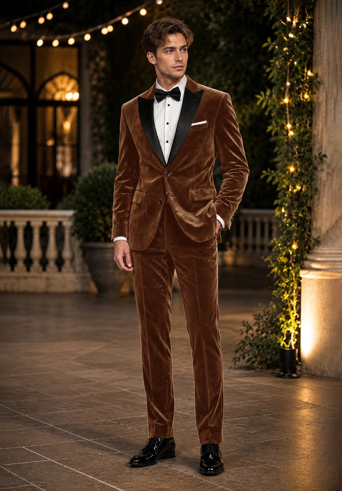 Men khaki Suit