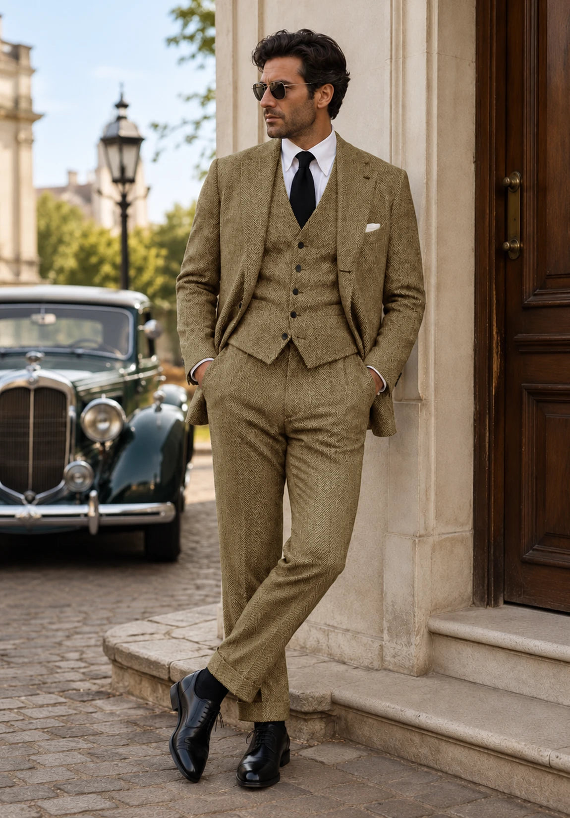 Men's khaki Suit