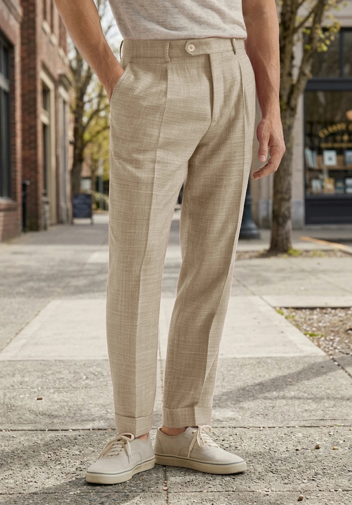 Men's khaki pants