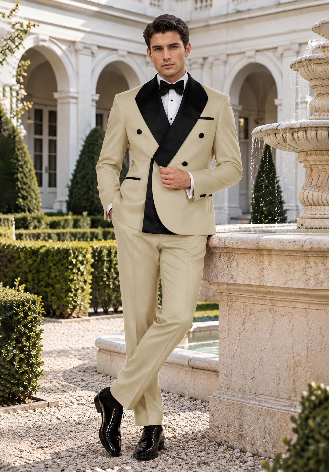 Men khaki Suit