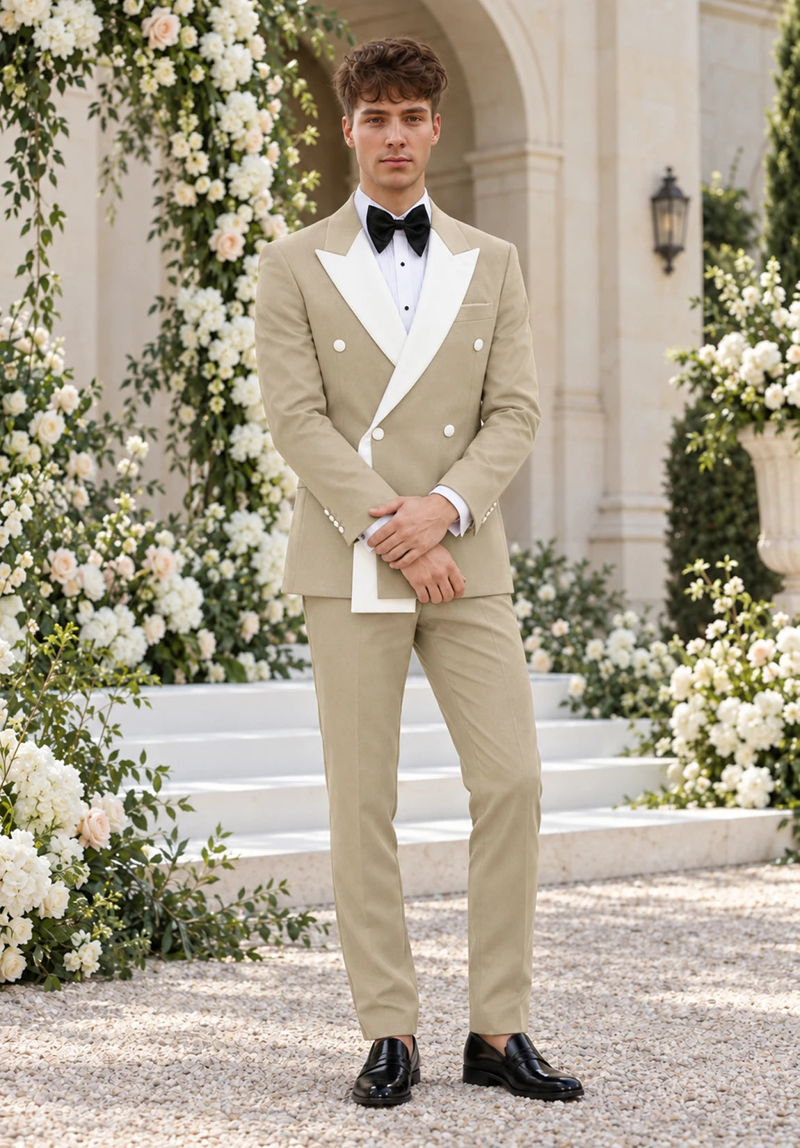 Men khaki Suit