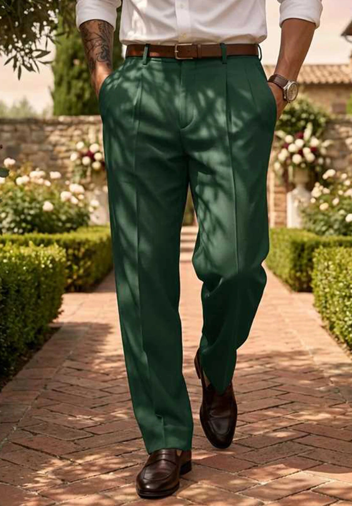 Men's Slim Fit Dress Pants for Business