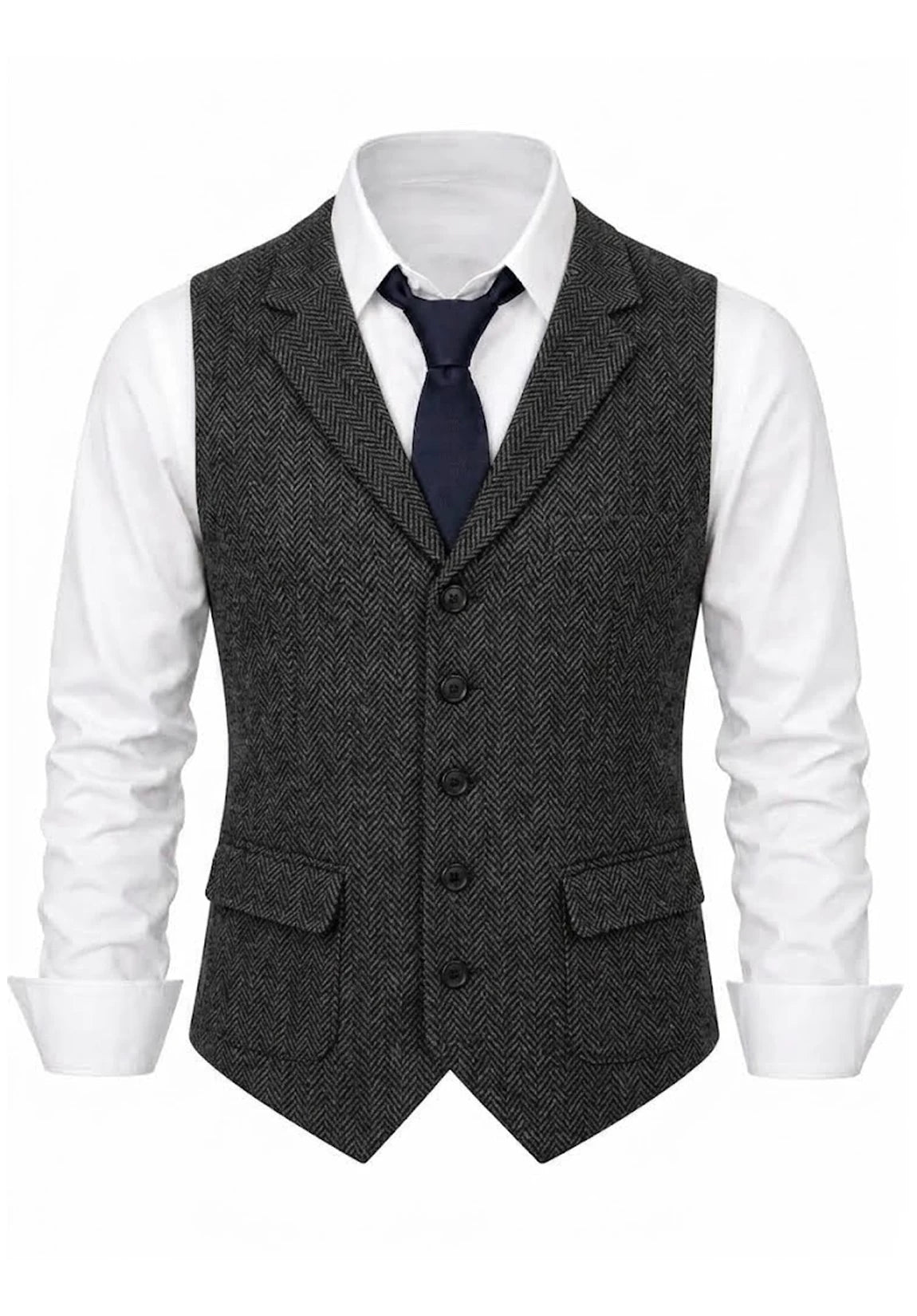 men_tweed_vest_black
