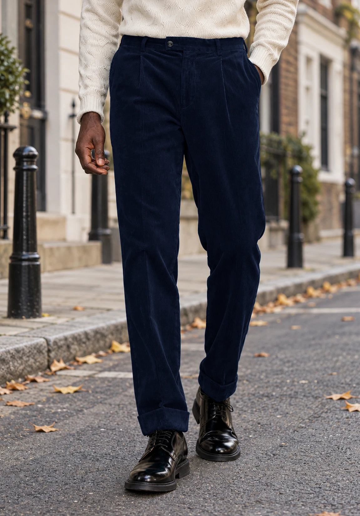Men's navy pants