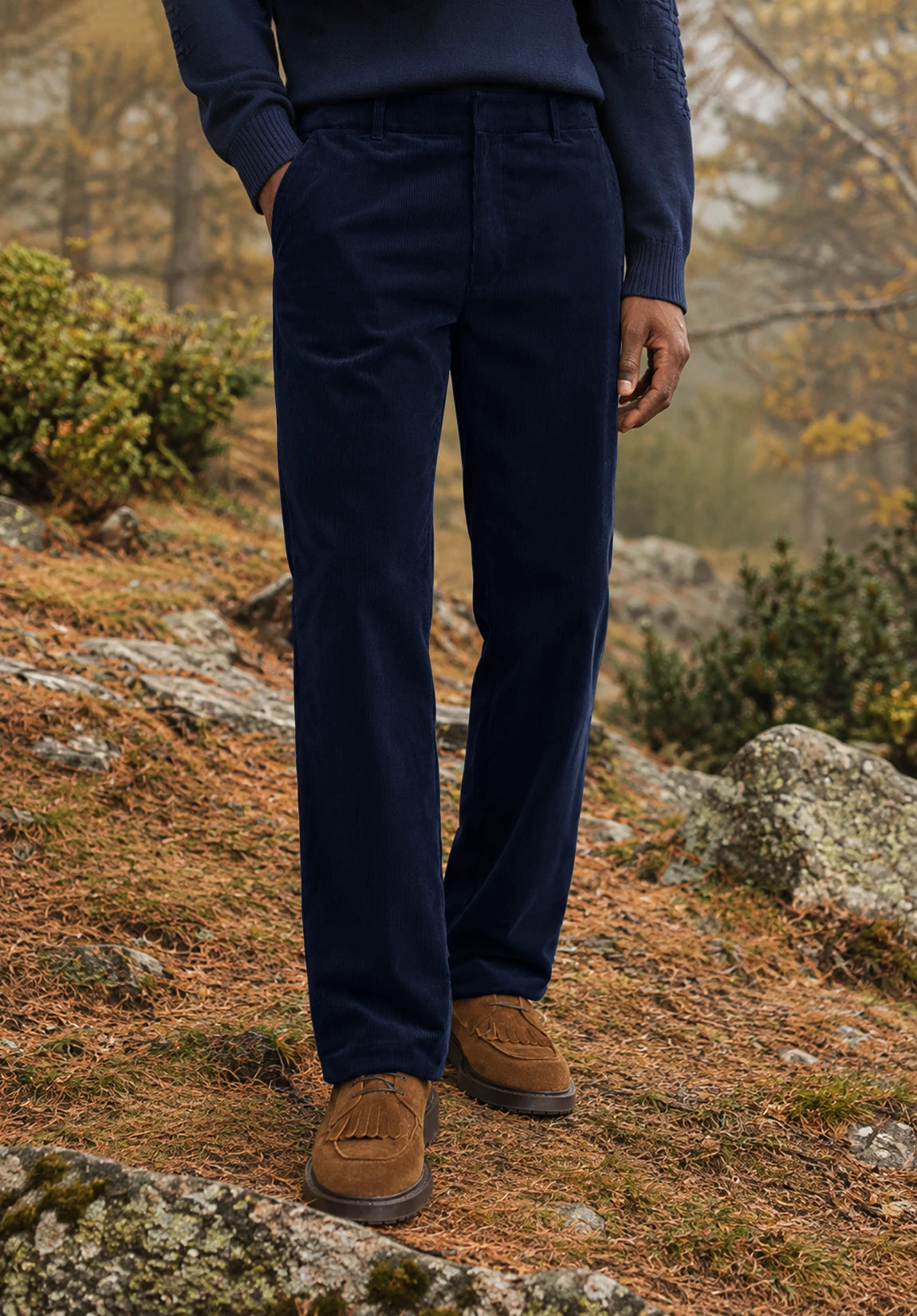 Men's navy pants