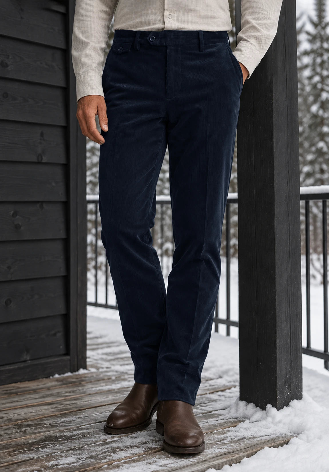 Men's navy pants