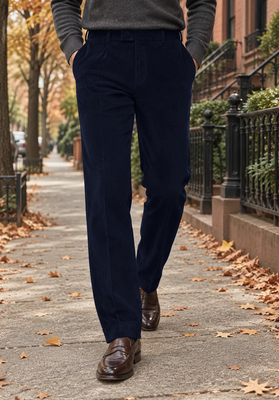 Men's navy pants