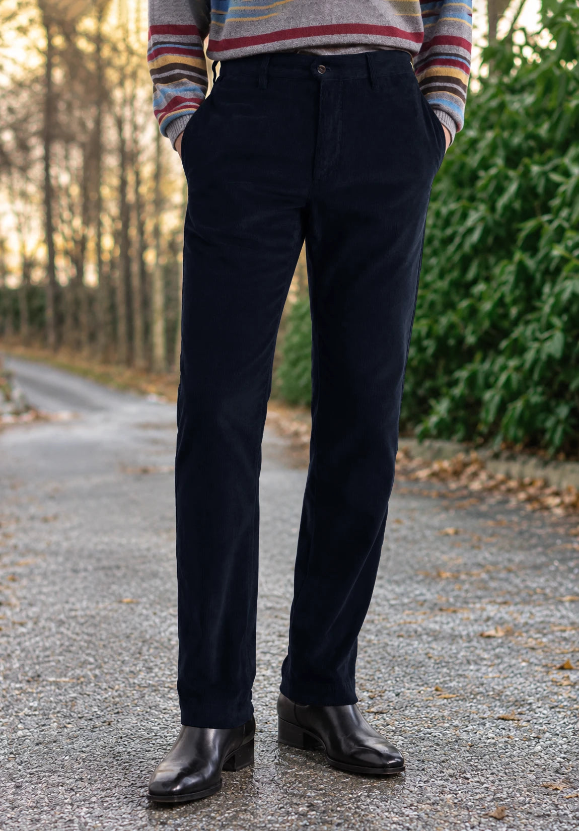 Men's navy pants