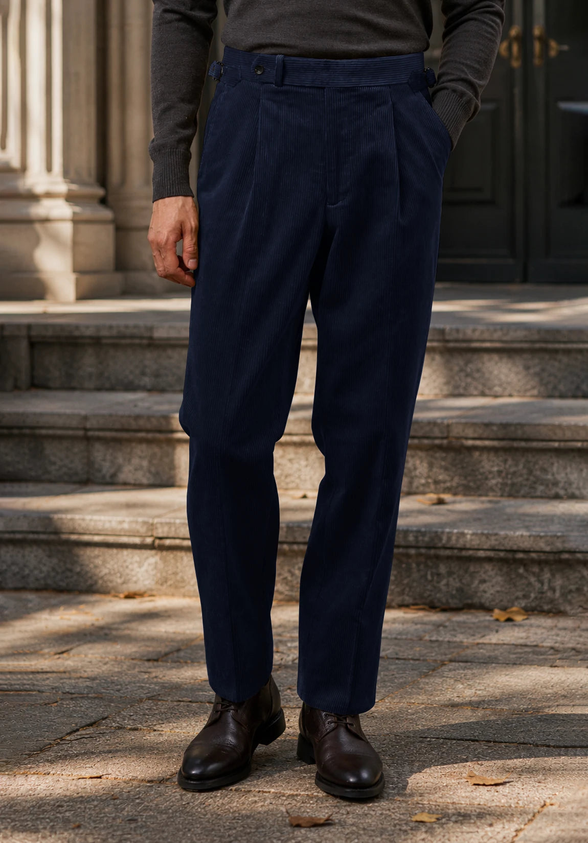 Men's navy pants