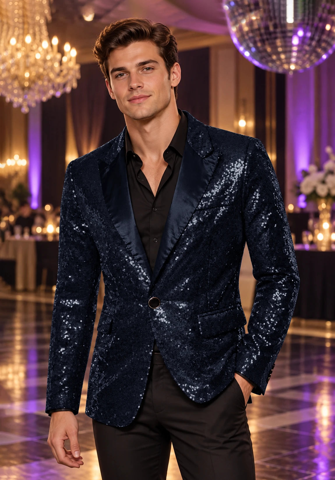 Men's navy jacket