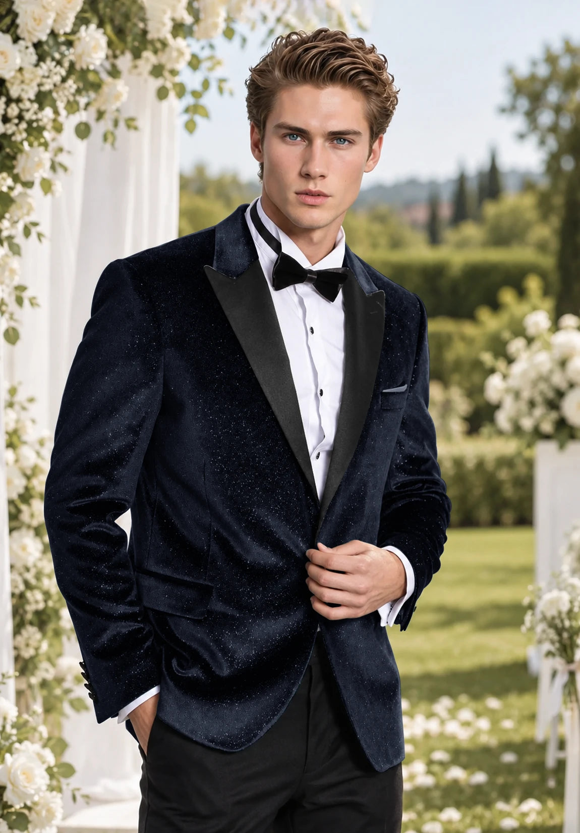 Men's navy jacket