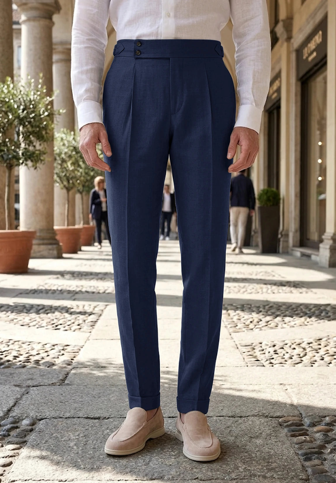 Men's navy pants