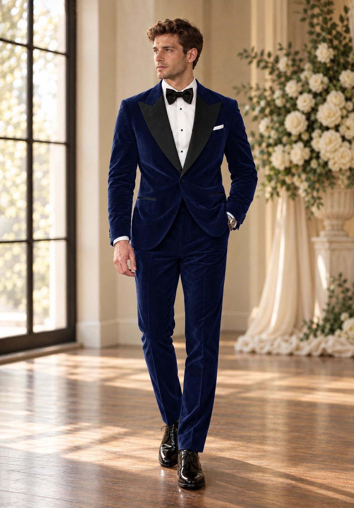 Men navy Suit