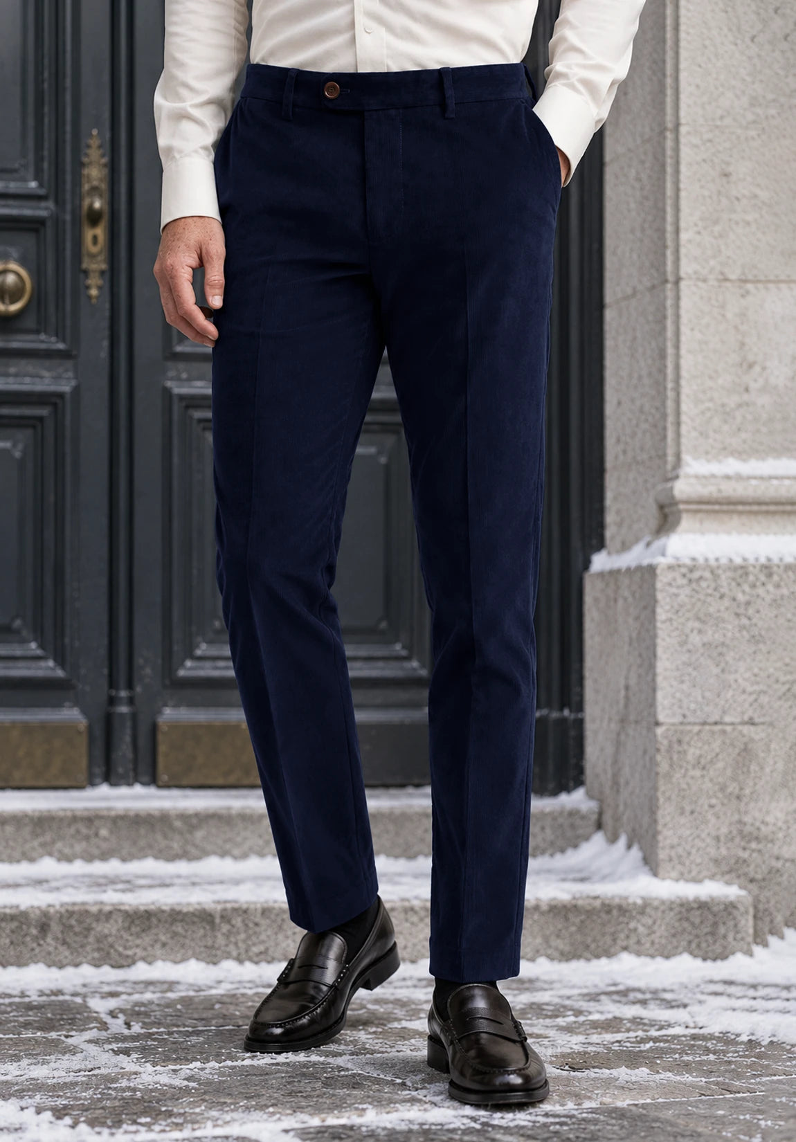Men's navy pants