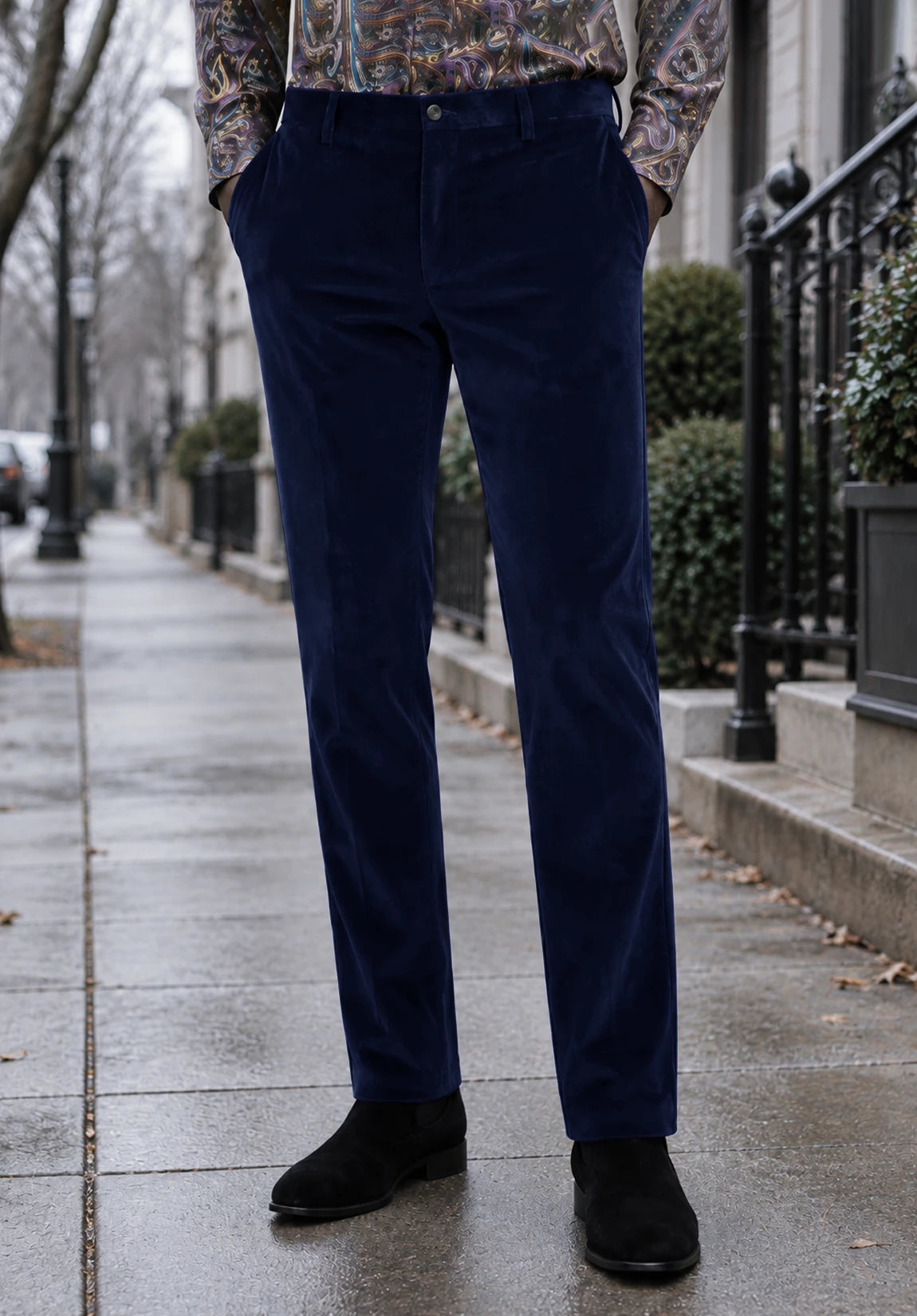 Men's navy pants