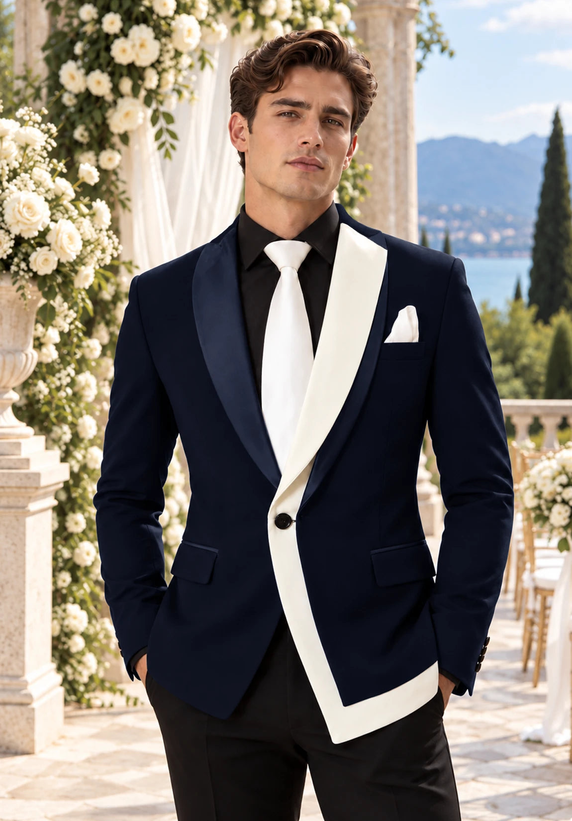 Men's navy jacket