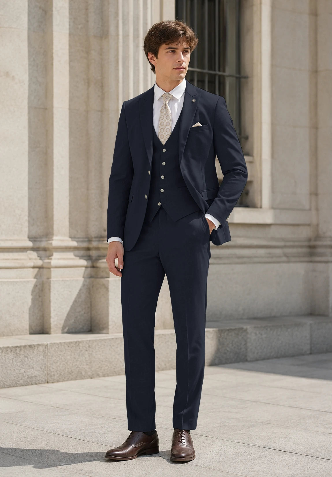 Men's navy Suit