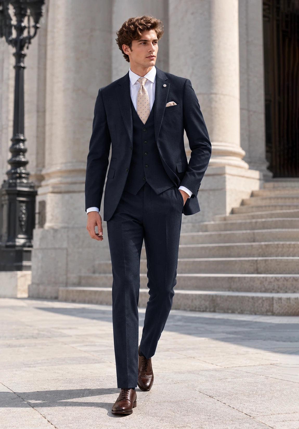Men's navy Suit
