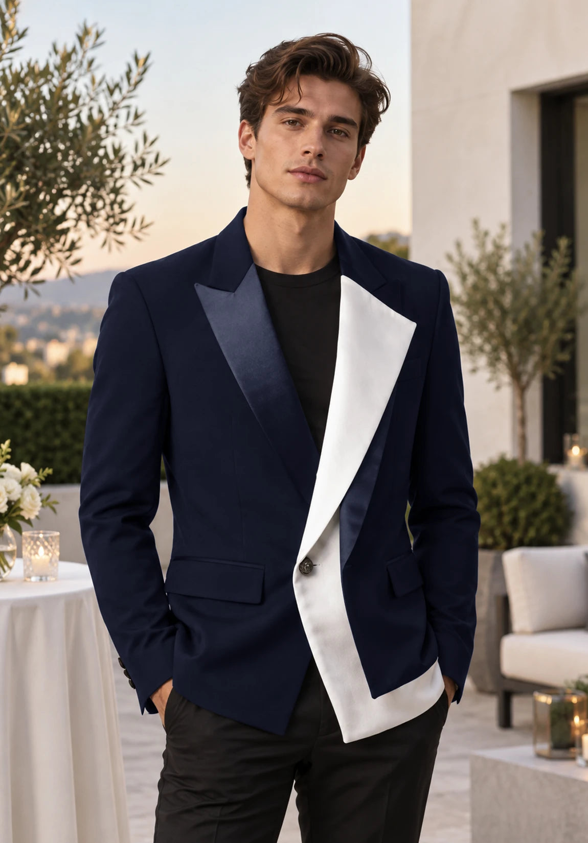 Men's navy jacket