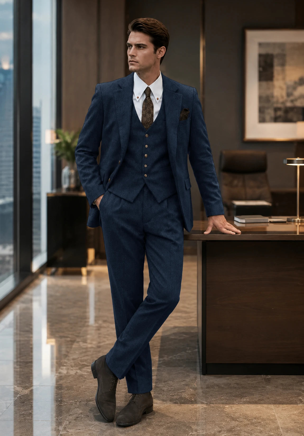Men's navy Suit